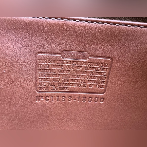 Coach Limited Edition Satchel in Tan. - Picture 10 of 10